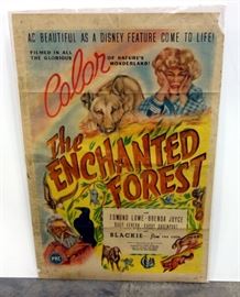 1945 The Enchanted Forest, 1945 The Caribbean Mystery James Dunn Original Movie Posters And 1963 Reprint of 1949 Riders Of The Whistling Pines