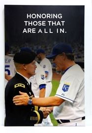 Honoring Those That Are all In Canvas On Stretcher 60"H x 39.5"W