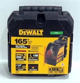Dewalt 165' Self Leveling Cross Line Laser New In Box