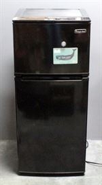 Magic Chef Refrigerator/Freezer Model HBDR430BE 43"H x 19"W x 19.5"D. Powers On.
