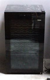 Insignia Wine Cooler Model NS-WC34BK6 33"H x 19"W x 17.5"D. Powers On.