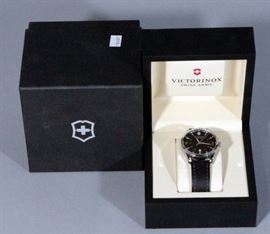 Victorinox Swiss Army Watch, Works Needs Batteries, In Original Box With Paperwork