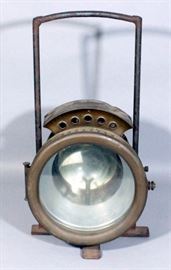 Marine Search Light, E&J Mfg, Model 7A Brass 10"Dia