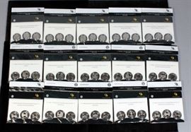 U.S. Mint America The Beautiful Quarters Three Coin Sets 2010-2011 Total Qty 15