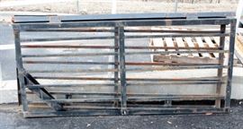 Steel Gate Panels (2) Approximately 38.5"W x 79.5"H
