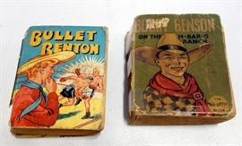 Original 1848 McGuffey's Eclectic Fourth Reader, 1867 Sargent's Standard Third Reader, 1939 Bullet Benton And Bobby Benson On The H-Bar-O Ranch