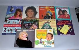 Disney, Childrens and Comedy Vinyl LP Records, Robin Williams, Joan Rivers, Sesame Street, VG to NM, Qty 9