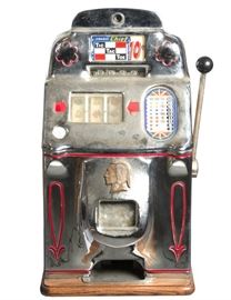 Jennings Chief Tic Tac Toe 10 cent slot machine