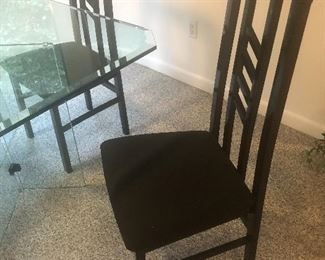 ITALIAN LACQUER CHAIRS 