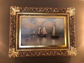 19th Century W Brown Painting