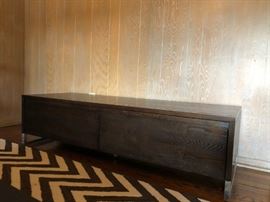West Elm Hudson low media console (60" x 21" x 16" h)