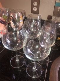 Crystal 
Wine glasses 
Kitchenware
