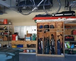 Garage Full of Items (Bikes Not Available).