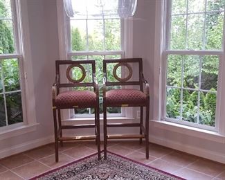 Rug and Counter Stools