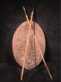 African Spears and Shield