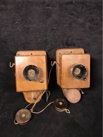 Pair of Vintage Telephones
