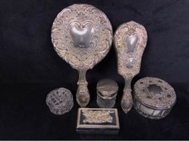 Silverplate Dresser set