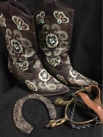 spurs, Boots  Horseshoe