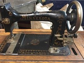 Minnesota Model B Sewing Machine  Cabinet
