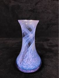  Fused Art Glass Vase