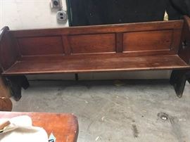 Church Pew Antique