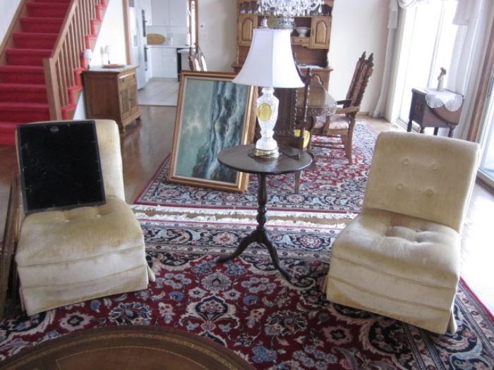 Parlor Seating with Ottomans