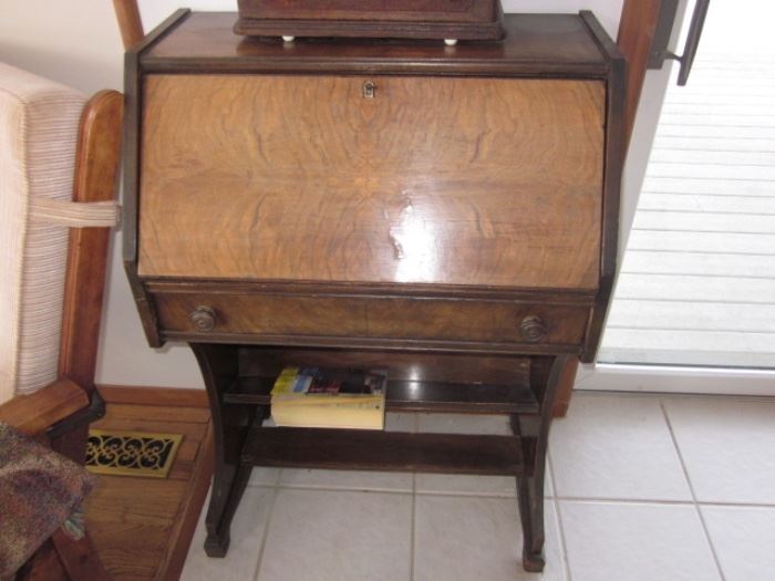 Antique Slant Front Writing Desks (great for laptops)
