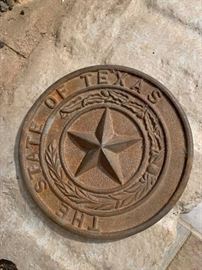 State of Texas Cast Iron Star