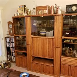 3 Piece Wall Unit.
Items in Wall Unit will be displayed on tables set for sale.