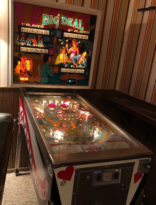 Williams Electronics created this lovely pinball machine in 1977 and it still shines bright today.  (Yet to be tested but looks in fantastic condition.)