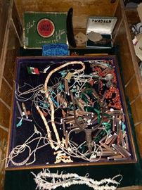 And a whole tray of wonderful antique and vintage native american bits