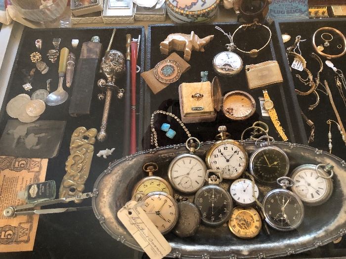 We have a few old pocket watches.....