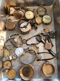 Cool old antique watch parts ready for your repurposing