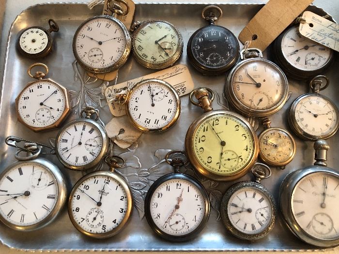 Did we mention we have old pocket watches.....