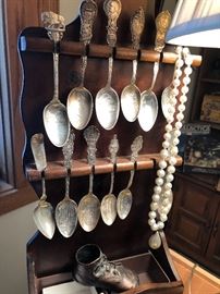 Souvineer spoons from around the world