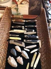 And a “few” pocket knives