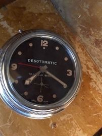 Desotomatic clock... in search of a steering wheel. And a DeSoto