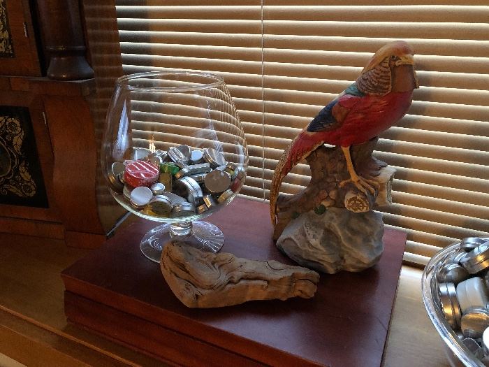 A sweet bird decanter