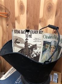 Coal bucket full of memories