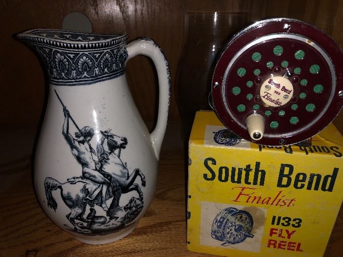 We have a bit of fishing gear, but this South Bend fly reel is “new”