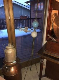 Love a good lightning rod... but a double milk glass one? This one needs a bit of repair.... but remember lightning does strike twice!