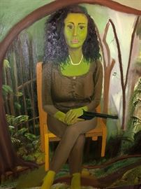 Annie get your gun. This original painting has already become a classic at the Big Deal Sale