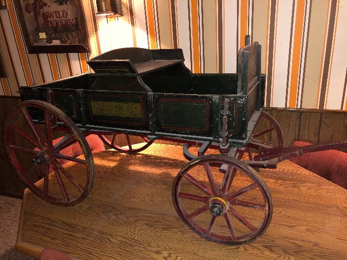 Salesman samples come and go... but this large buckboard is a stunner