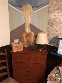 Nice simple dresser - and not so simple original art