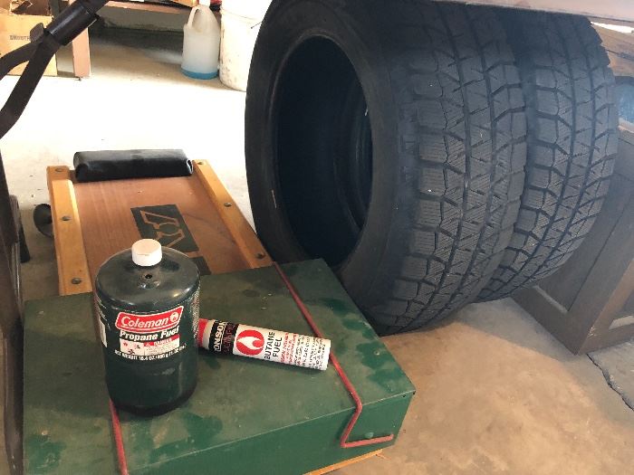 Second Coleman stove, and newer set of tires