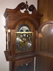 Hand crafted grandfather’s clock