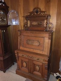 Antique secretary desk