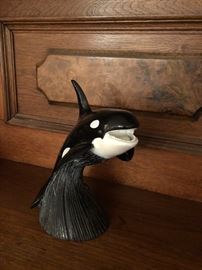 Carved killer whale
