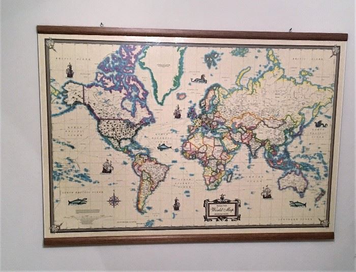 LARGE WORLD MAP