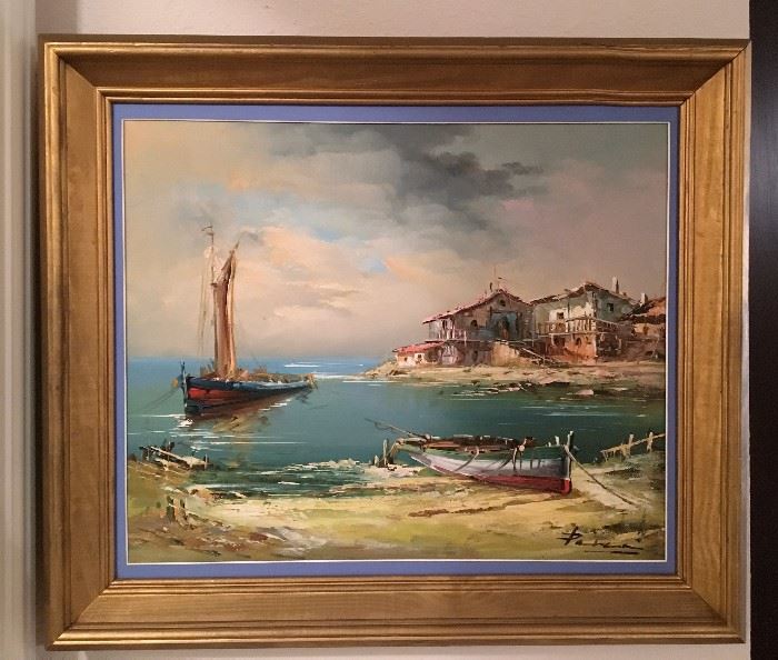 FABULOUS SIGNED OIL PAINTING